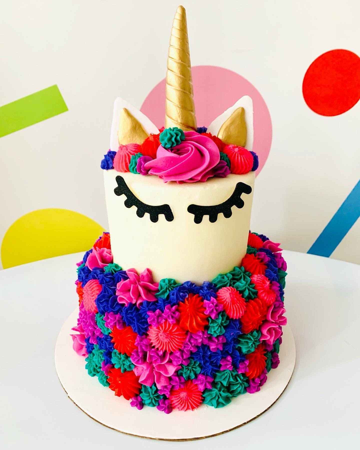 2-Tier Unicorn Theme Cake – Cakes All The Way